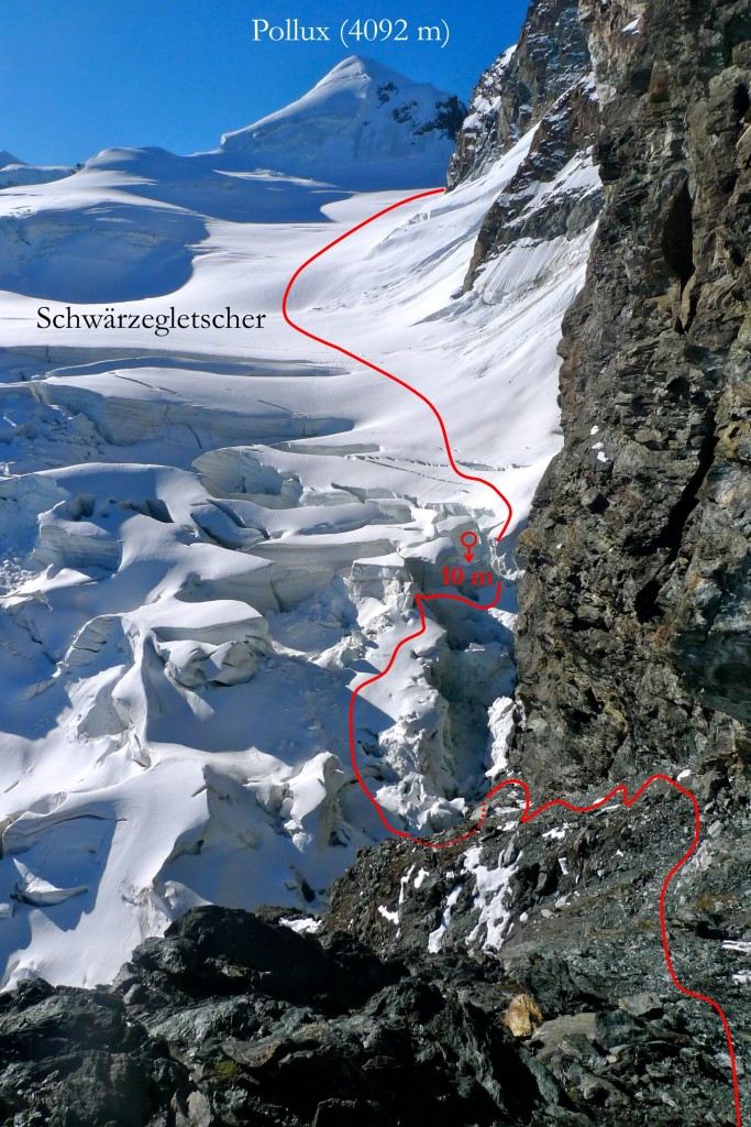 Breithorn Gletscherbruch