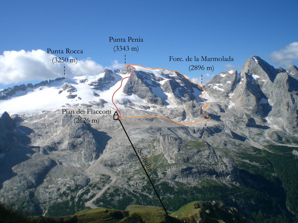 Marmolada Westgratsteig