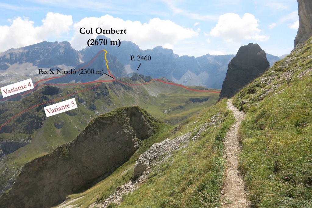 Finanzieri Klettersteig Col Ombert