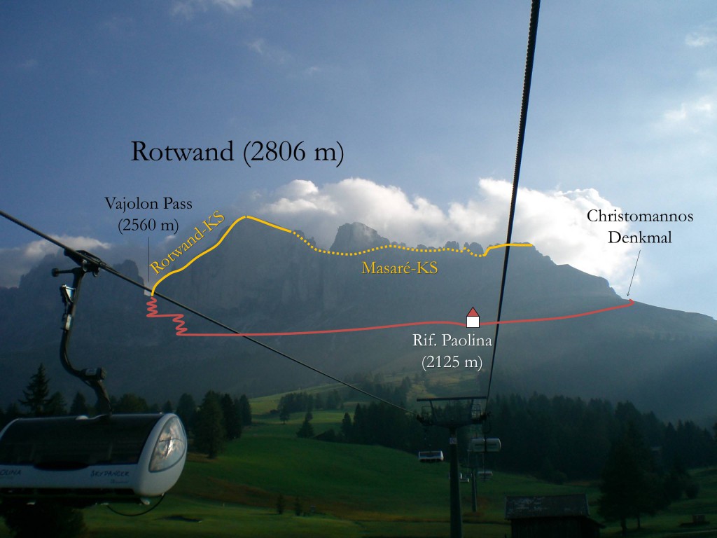 Masaré-Rotwand Klettersteig