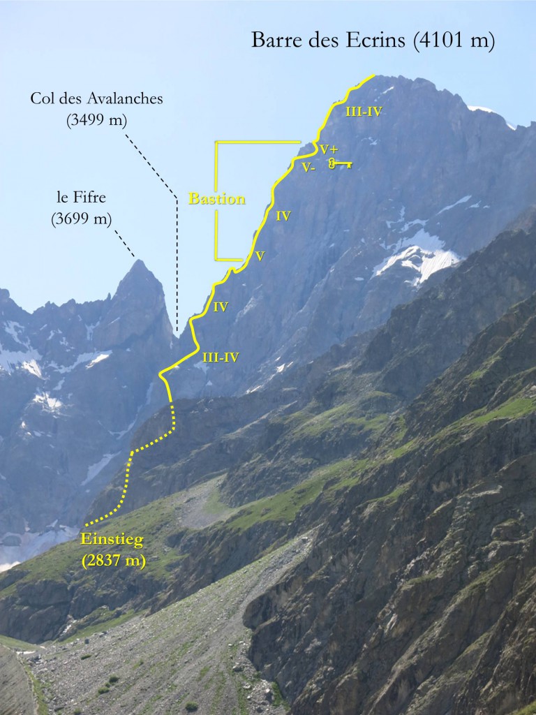 Barre des Ecrins S-Pfeiler